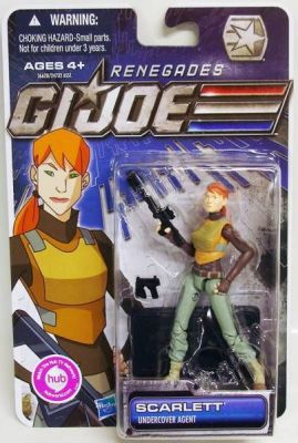 G I JOE 2011 30 Years Series Scarlett Renegades Undercover Agent