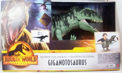 Jurassic World Dominion Mattel Super Colossal Giganotosaurus