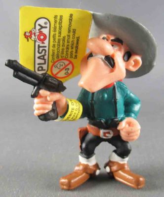 Lucky Luke Plastoy Pvc Figure Jack Dalton With Revolver Colt