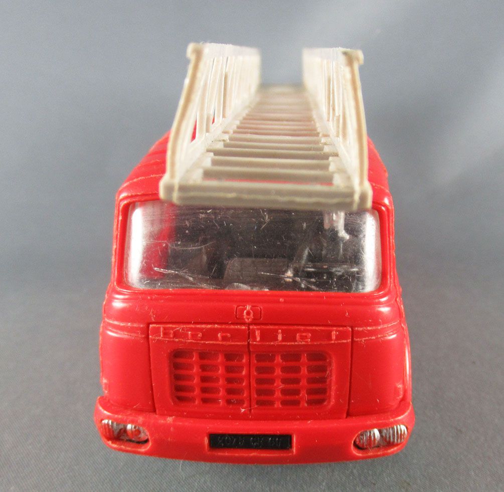 Norev N Fire Truck Magirus Ladder Dl H On Berliet Gbk