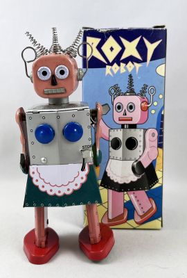 Robot Mechanical Walking Tin Robot Roxy Robot St John