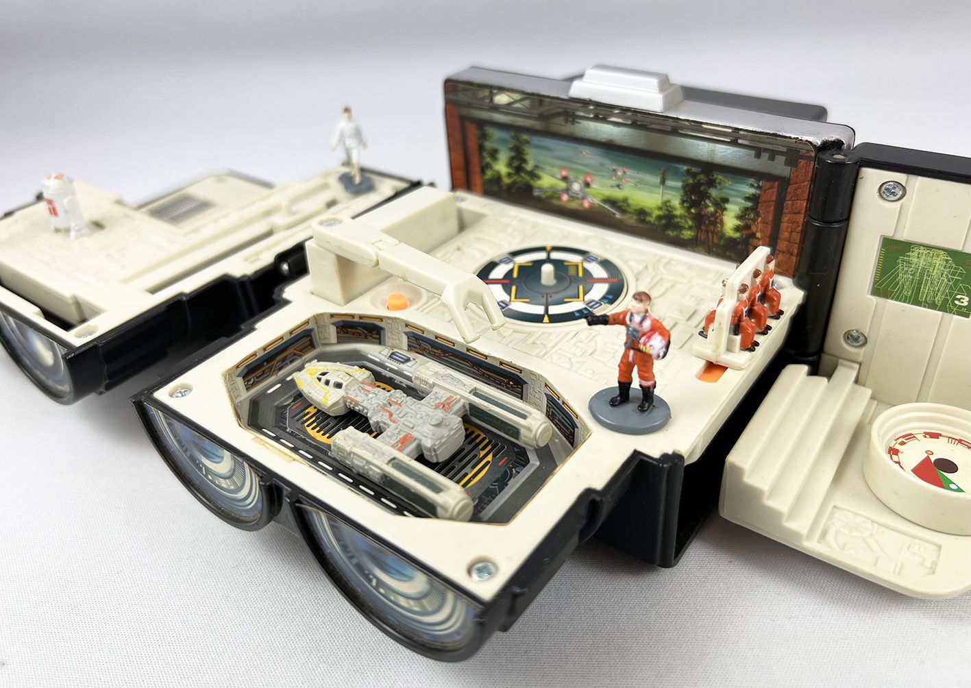 Star Wars Micro Machines Luke S Binoculars Yavin Rebel Base Playset