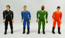 A-Team - Galoob 3 3/4 action Figures - Hannibal, Barracus, Murdock, Face with accessories (loose)