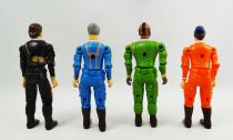 A-Team - Galoob 3 3/4 action Figures - Hannibal, Barracus, Murdock, Face with accessories (loose)