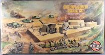 Airfix 51650-7 1/72 WW2 - Gun Emplacement Assault Set - Figures Diorame Tanks - Complete in 1974 Box