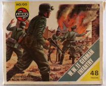 Airfix 51650-7 1/72 WW2 - Gun Emplacement Assault Set - Figures Diorame Tanks - Complete in 1974 Box