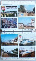 Album 310 Cartes Postales + Doc Tgv Atlantique Thalys Eurostar Shuttle