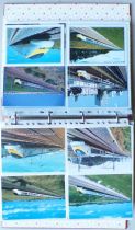 Album 310 Cartes Postales + Doc Tgv Atlantique Thalys Eurostar Shuttle