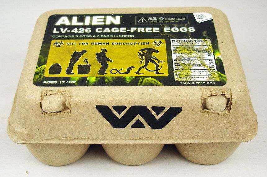 Alien - NECA - Xenomorph Eggs & Facehuggers set