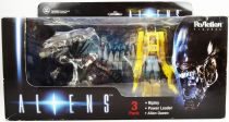 Aliens - ReAction - Action-figure 3-pack : Ripley, Power Loader, Alien Queen