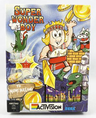 Amstrad CPC - Super Wonder Boy (ActiVision 1989) - 464/664/6128 Disk