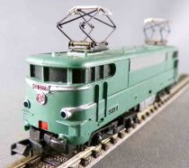 Arnold 0249 N Scale Sncf Electric Locomotive BoBo BB 9201 Green no Box