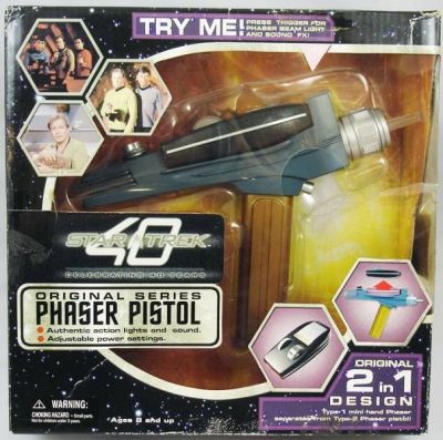 Star Trek The Original Series - Art Asylum - Phaser Pistol