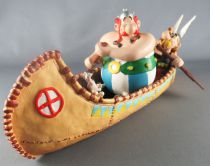 Asterix - Atlas Plastoy - Figurine Résine - Le canoe d\'Asterix & Obélix (Exclusive)