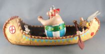 Asterix - Atlas Plastoy - Figurine Résine - Le canoe d\'Asterix & Obélix (Exclusive)