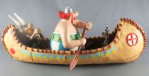 Asterix - Atlas Plastoy - Figurine Résine - Le canoe d\'Asterix & Obélix (Exclusive)