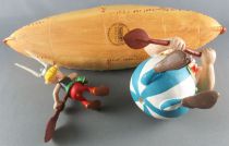 Asterix - Atlas Plastoy - Resine figures - Asterix & Obélix canoe (Exclusive)