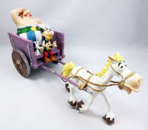 Asterix - Atlas Plastoy - Resine figures - Asterix & Obélix wagon (Exclusive)