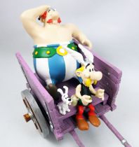 Asterix - Atlas Plastoy - Resine figures - Asterix & Obélix wagon (Exclusive)