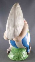 Asterix - Eisa 80\'s Matt Porcelain Figurine - Obelix Carrying a Menhir