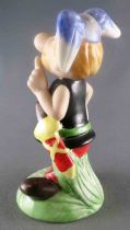 Asterix - Figurine Porcelaine Mate Eisa Années 80  - Astérix Doigt sur la Bouche