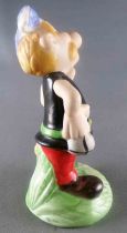 Asterix - Figurine Porcelaine Mate Eisa Années 80  - Astérix Doigt sur la Bouche