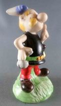 Asterix - Figurine Porcelaine Mate Eisa Années 80  - Astérix Doigt sur la Bouche