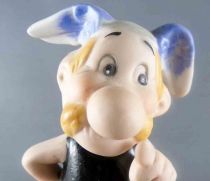 Asterix - Figurine Porcelaine Mate Eisa Années 80  - Astérix Doigt sur la Bouche