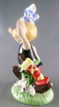 Asterix - Figurine Porcelaine Mate Eisa Années 80  - Astérix Faisant Signe