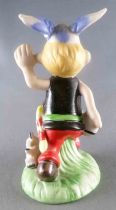 Asterix - Figurine Porcelaine Mate Eisa Années 80  - Astérix Faisant Signe