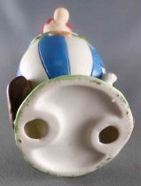 Asterix - Figurine Porcelaine Mate Eisa Années 80  - Obélix Portant un Menhir