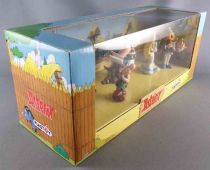 Asterix - Figurine PVC Plastoy - Boite Diorama Astérix avec Sanglier Obélix Assurancetourix Falbala Panoramix