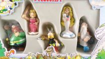 Asterix - Figurine PVC Plastoy - Coffret N°1 Astérix Abraracourcix Bonnemine Falbala Panoramix