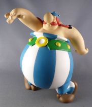 Asterix - Figurine Résine Leblon Delienne Réf 369 1997 - Obelix dansant Neuf Boite