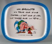 Asterix - Plateau Vide-Poche Eixa 1989 - Un Gaulois n\'a peur que d\'une chose...