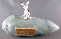 Asterix - Resin Figure 15cm - Idefix Dogmatix on a Menhir - Parc Asterix 2004