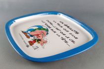 Asterix - Tin Tray Pocket Emptier Eixa 1989 - Un Gaulois n\'a peur que d\'une chose...