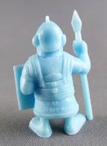 Asterix - Uni Lever (Malabar/Motta) 1974-84 - Figurine Monochrome - Légionnaire \'\'gros\'\' avec Pilum (Bleu)