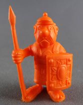 Asterix - Uni Lever (Malabar/Motta) 1974-84 - Figurine Monochrome - Légionnaire \'\'maigre\'\' avec Pilum (Orange)