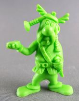 Asterix - Uni Lever (Malabar/Motta) 1974-84 - Figurine Monochrome - Porteur de Gauche (Vert Clair)