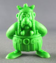 Asterix - Uni Lever (Malabar/Motta) 1980-84 - Monochromic Figure - Obelix Arms behind his back(Light Green)