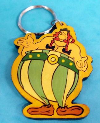 Asterix - Wood Key Chain - Obelix