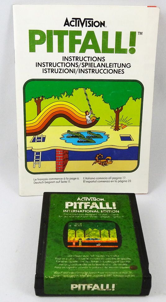 Atari 2600 - Activision's Pitfall! (cartridge + instructions)