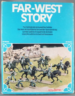 Atlantic 1 72 1559 Confederates Army Cavalry 64 Pieces With Box