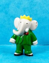 Babar - L. de Brunhoff 1990 PVC Mini-Figure - King Babar