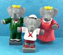 Babar - Set of 3 vinyl figurers - Babar, Celeste and Arthur