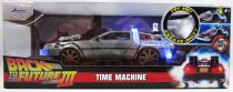 Back to the Future - Jada - 1:24 Scale Delorean Time Machine \ Railroad\  Part.3 with lights