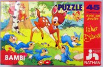 Bambi - 45 pieces jigsaw puzzle 20x26cm - Nathan 1979