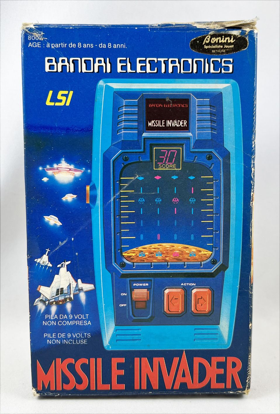Bandai Electronics - LSI Portable Game - Missile Invader (loose with 