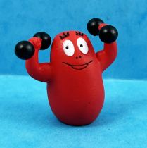 Barbapapa - Figurine PVC Plastoy - Barbidur haltérophile